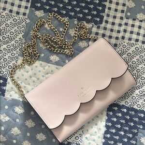 Kate Spade Lavender Wallet on a Chain